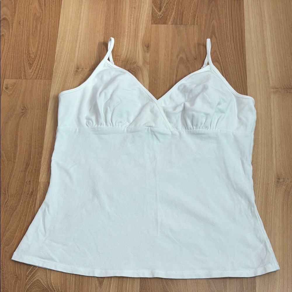 Lady Foot Locker White Babydoll Tank | Size Medium